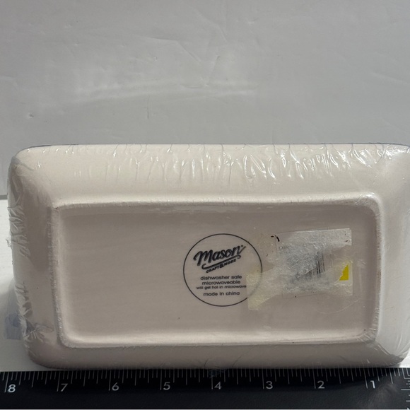 🆕 Mason Craft & More Ceramic Butter Dish with Lid – Classic Farmhouse Kitchen - Picture 9 of 15